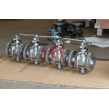 Flanged Soft Sealing Ball Valve with Worm Gear